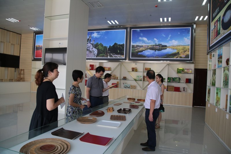 領導參觀電商產業園（二）