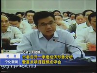市委召開一季度經濟形勢分析暨重點項目視頻點評會