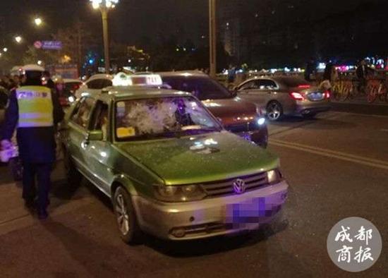 ▲肇事的克隆出租車