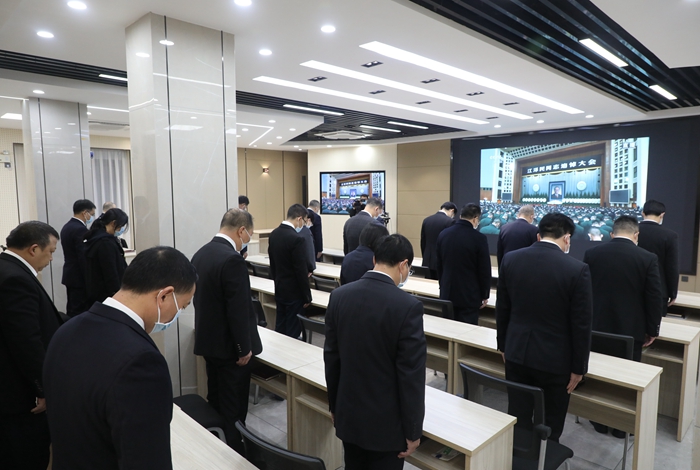 寧化縣組織收聽收看江澤民同志追悼大會