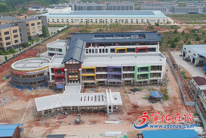 寧化城南工業園區幼兒園項目建設進入尾聲