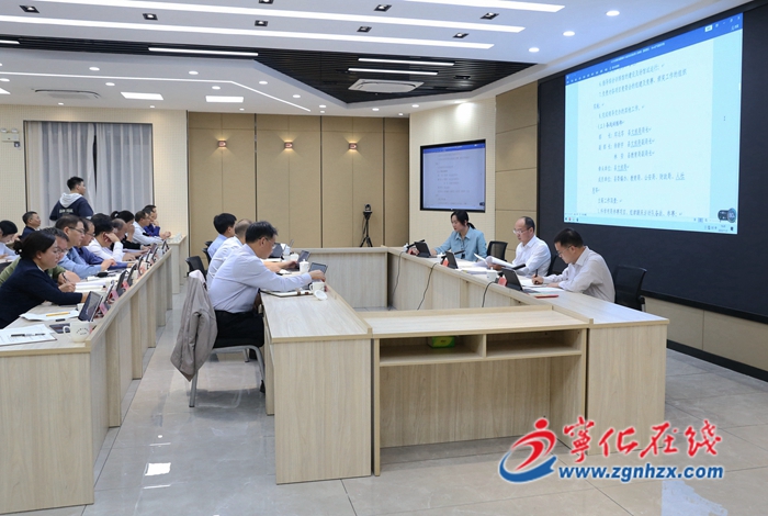 寧化縣政府召開黨組會議