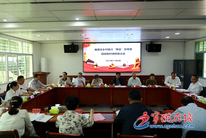 省鄉(xiāng)村振興促進(jìn)會(huì)、基金會(huì)咨詢組調(diào)研組來(lái)寧化調(diào)研