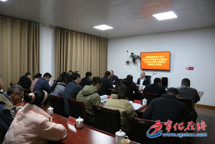 寧化縣領(lǐng)導(dǎo)到會(huì)指導(dǎo)城南鎮(zhèn)黨委班子主題教育專題民主生活會(huì)