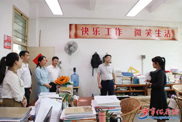 寧化縣領導調研高考中考備考工作