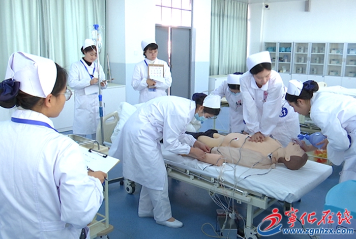 三明市職業院校中職組護理技能競賽在寧化舉行