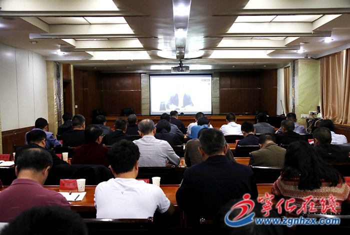 寧化收聽收看全市道安工作視頻會