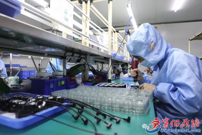 寧化這家企業創新技改讓生產線“發光”