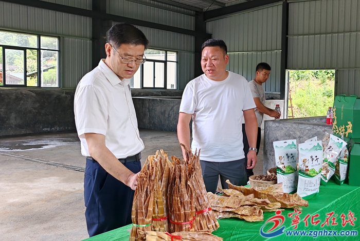寧化縣領導到方田鄉調研
