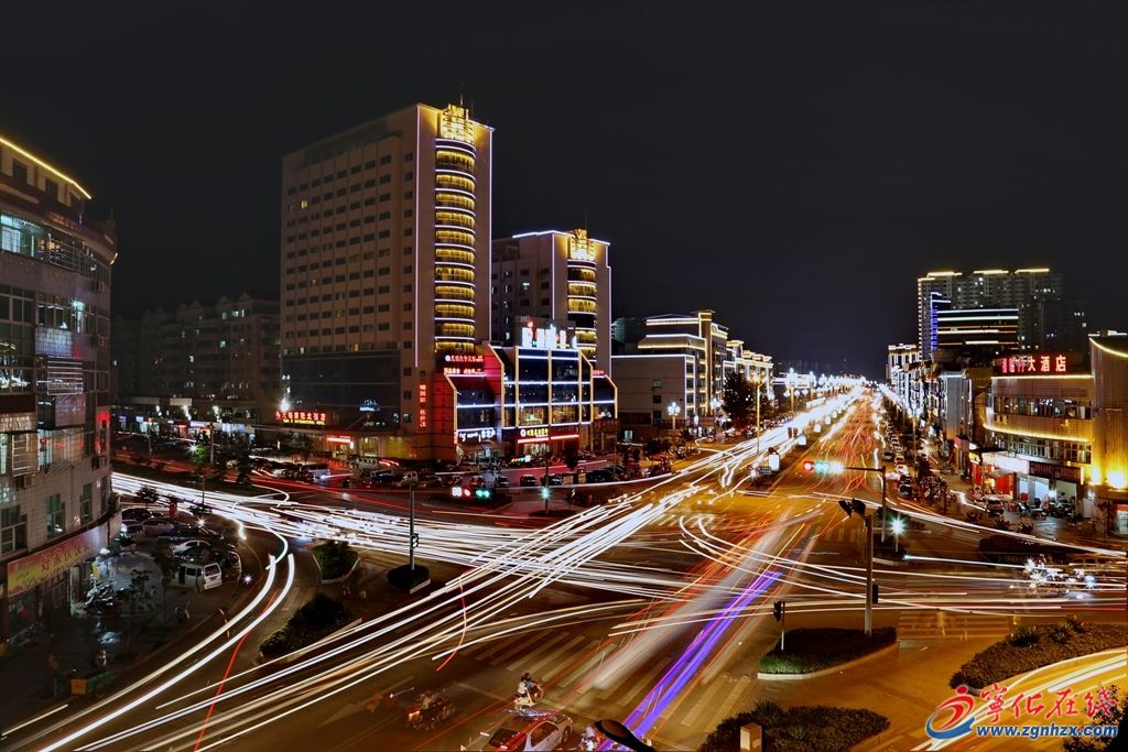 美麗的寧化夜景