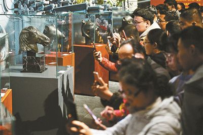 圓明園馬首銅像返鄉(xiāng)國(guó)博首展